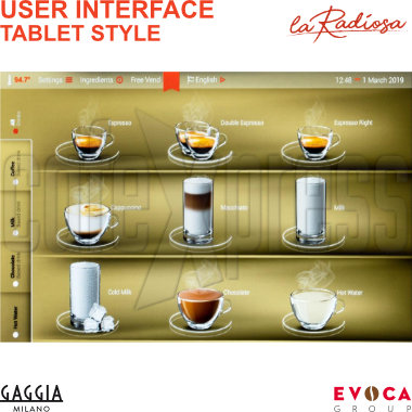 Gaggia La Radiosa User Interface